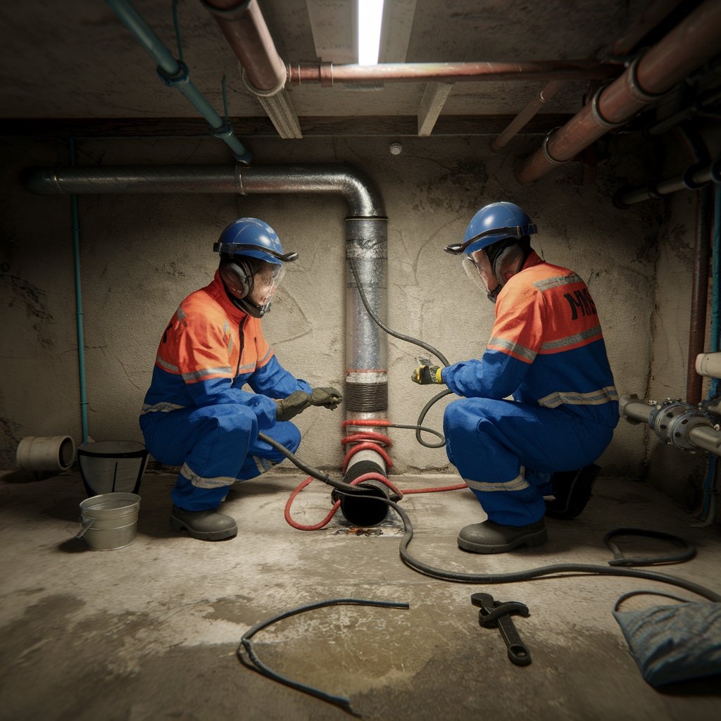 Servicio de limpieza de fosas sépticas, disponible de 7 a 21